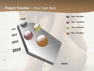 Female Sexy Model PowerPoint Template
