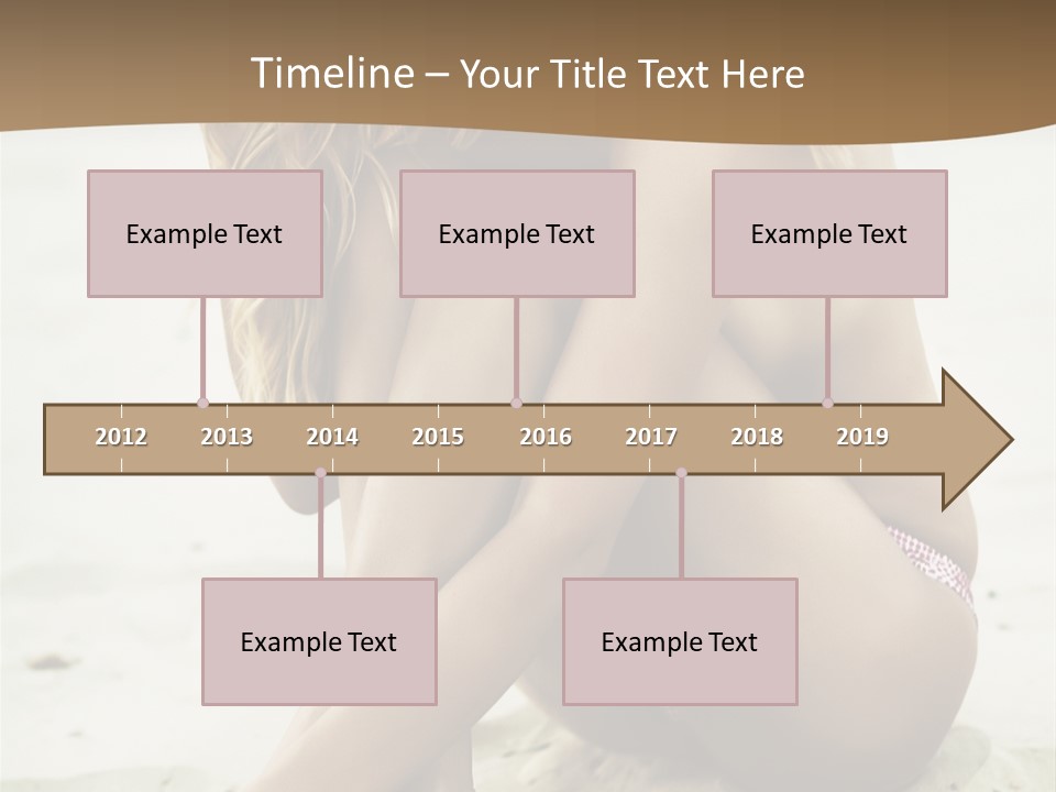 Female Sexy Model PowerPoint Template