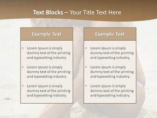 Female Sexy Model PowerPoint Template