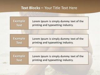 Female Sexy Model PowerPoint Template