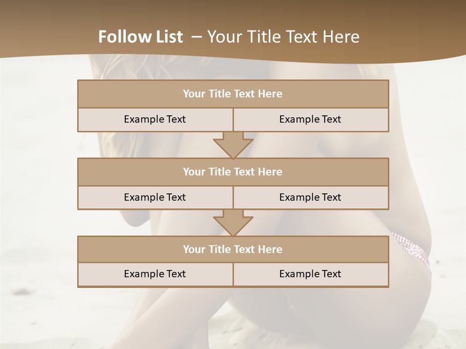Female Sexy Model PowerPoint Template