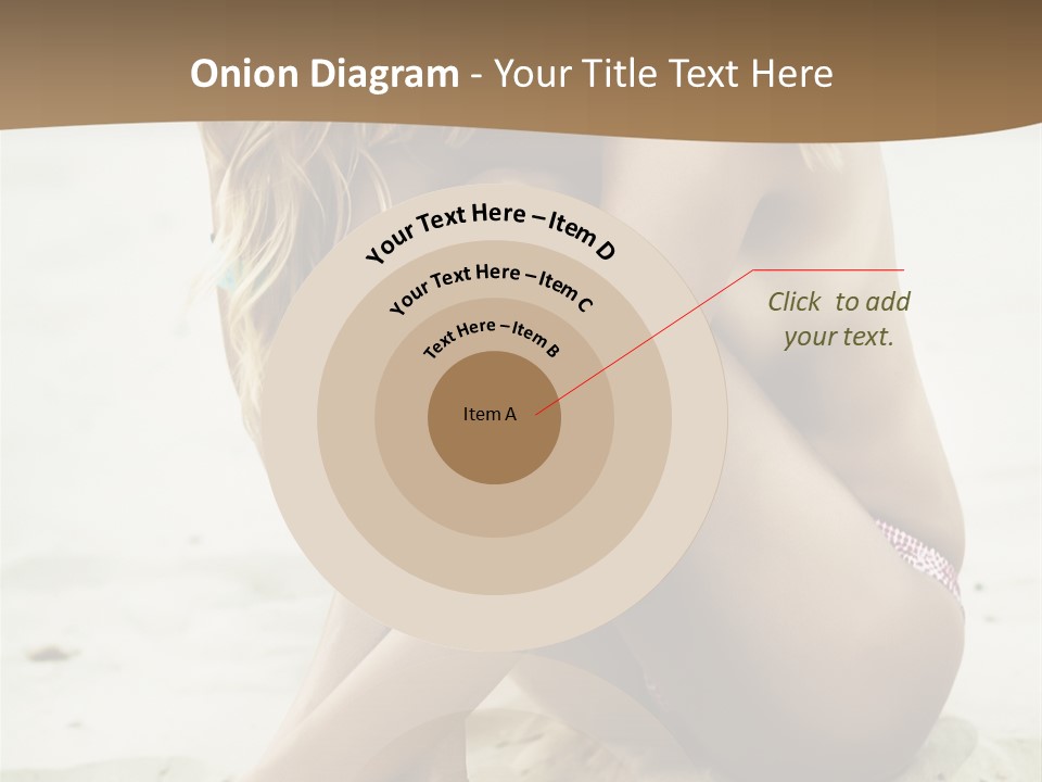Female Sexy Model PowerPoint Template
