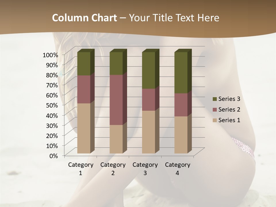 Female Sexy Model PowerPoint Template
