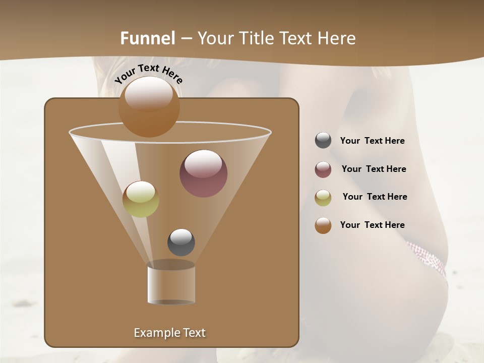 Female Sexy Model PowerPoint Template