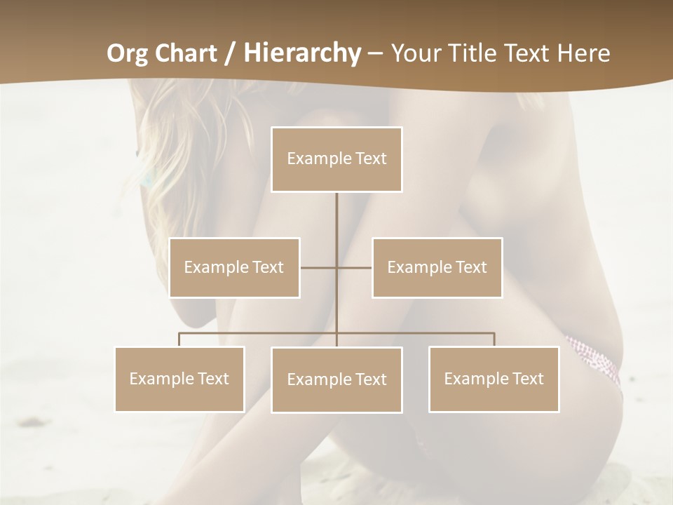 Female Sexy Model PowerPoint Template