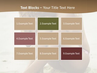 Female Sexy Model PowerPoint Template