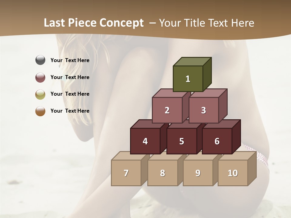 Female Sexy Model PowerPoint Template