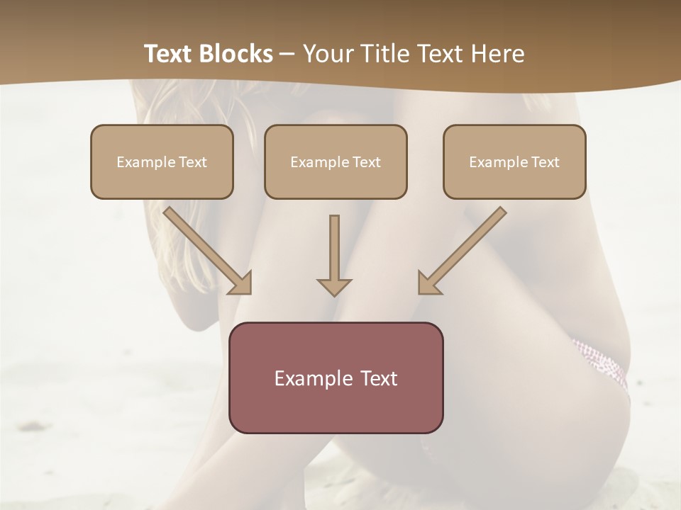 Female Sexy Model PowerPoint Template