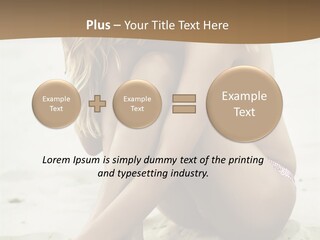 Female Sexy Model PowerPoint Template