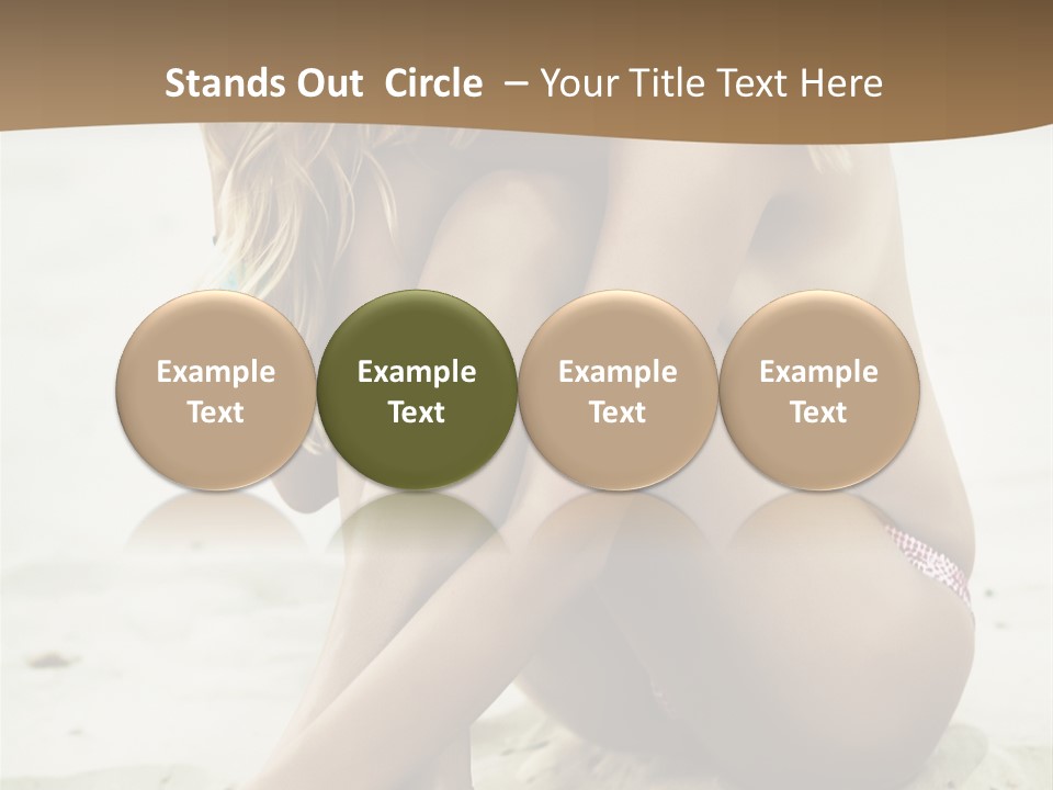 Female Sexy Model PowerPoint Template