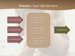 Female Sexy Model PowerPoint Template