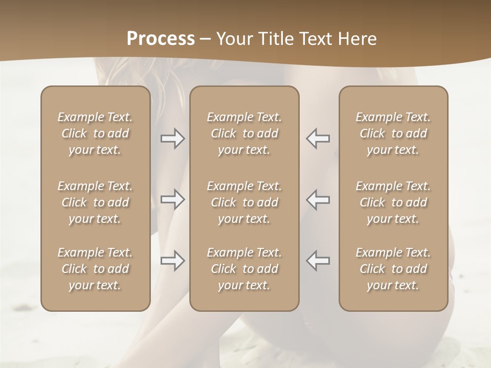 Female Sexy Model PowerPoint Template