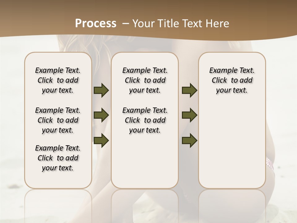 Female Sexy Model PowerPoint Template