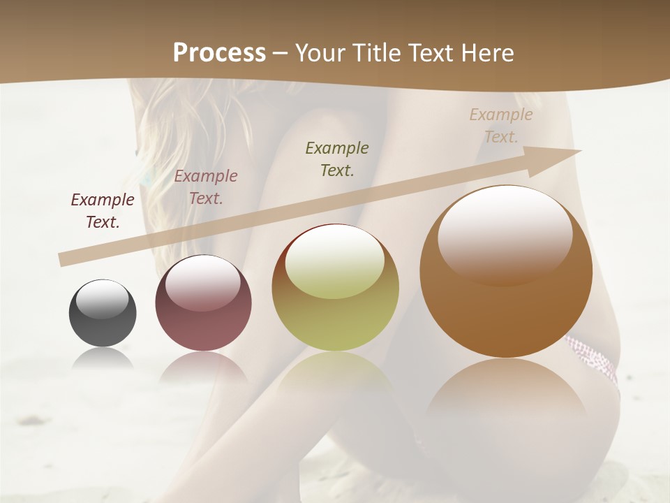 Female Sexy Model PowerPoint Template