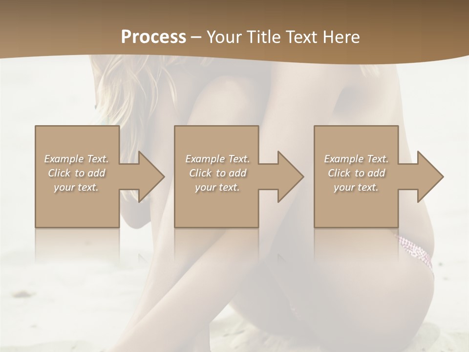 Female Sexy Model PowerPoint Template