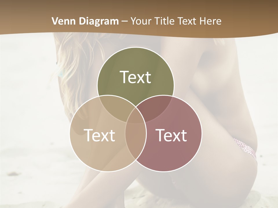 Female Sexy Model PowerPoint Template