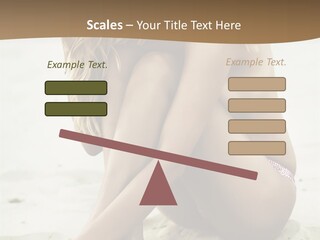 Female Sexy Model PowerPoint Template