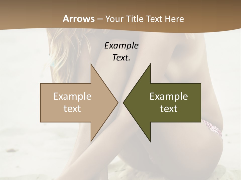 Female Sexy Model PowerPoint Template