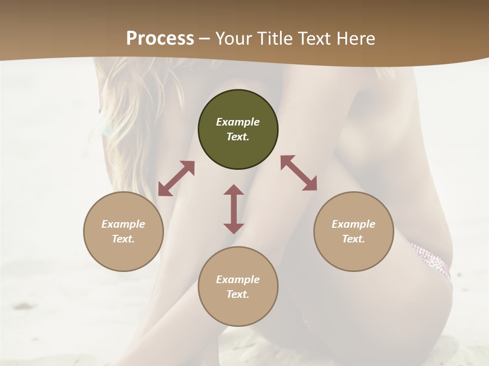 Female Sexy Model PowerPoint Template