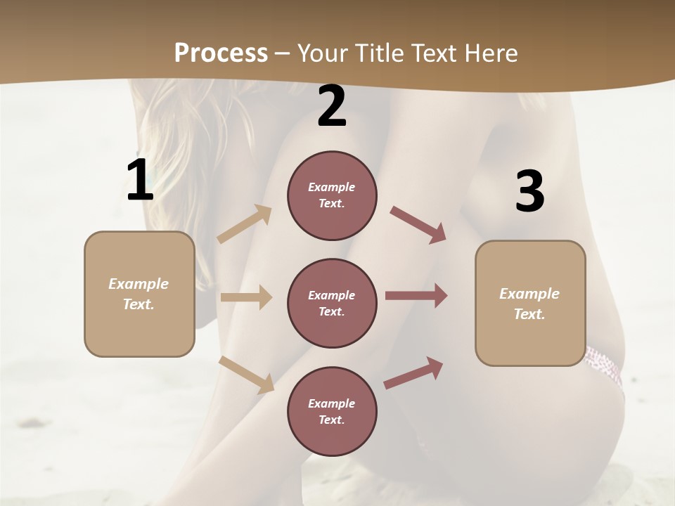Female Sexy Model PowerPoint Template