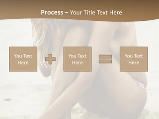 Female Sexy Model PowerPoint Template