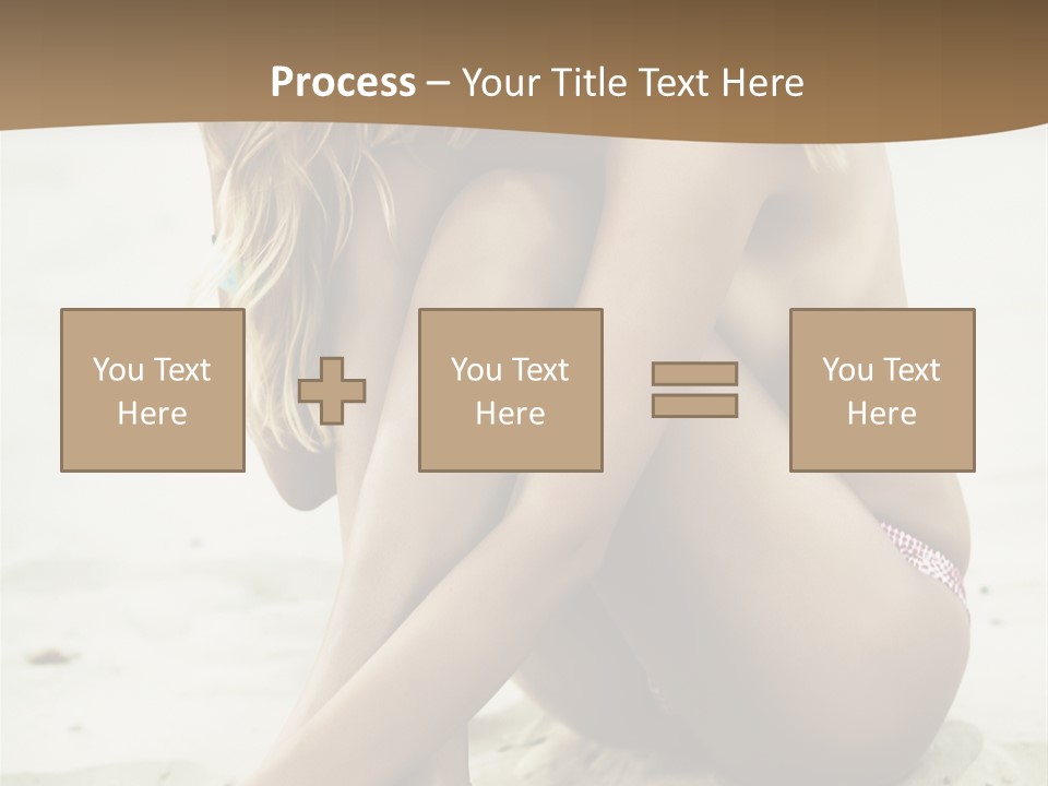 Female Sexy Model PowerPoint Template