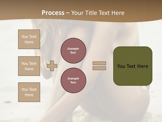 Female Sexy Model PowerPoint Template