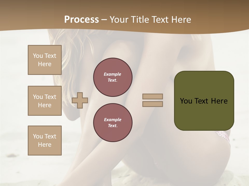 Female Sexy Model PowerPoint Template
