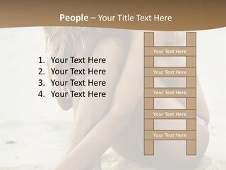 Female Sexy Model PowerPoint Template