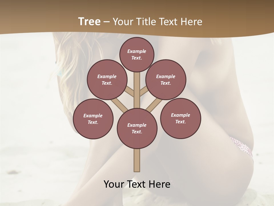 Female Sexy Model PowerPoint Template