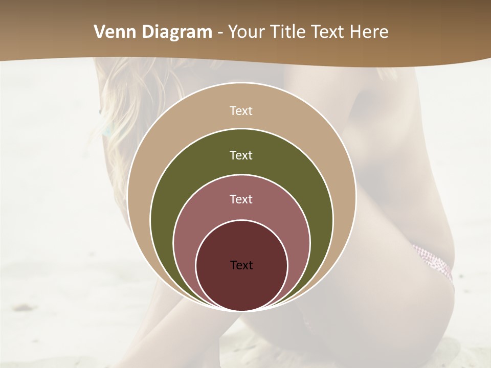 Female Sexy Model PowerPoint Template