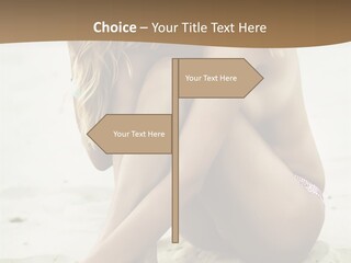 Female Sexy Model PowerPoint Template
