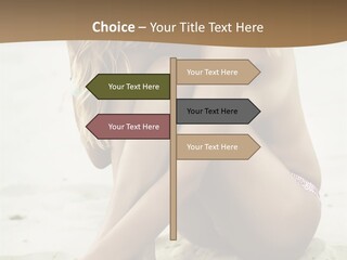 Female Sexy Model PowerPoint Template