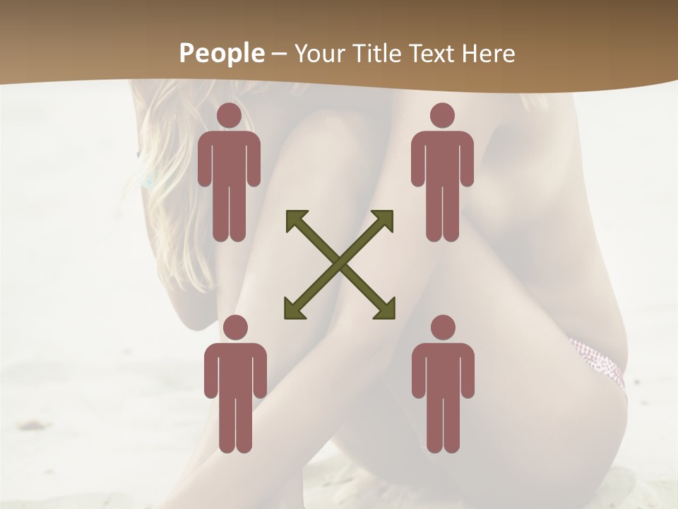 Female Sexy Model PowerPoint Template