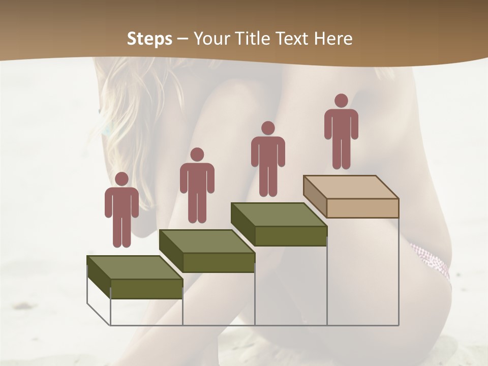 Female Sexy Model PowerPoint Template