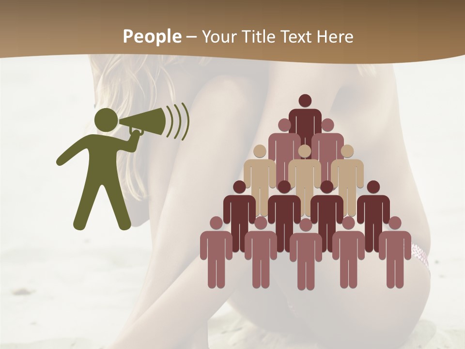 Female Sexy Model PowerPoint Template