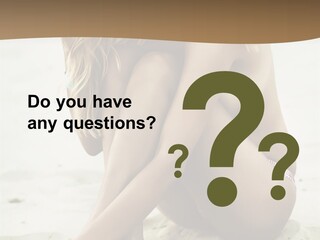 Female Sexy Model PowerPoint Template