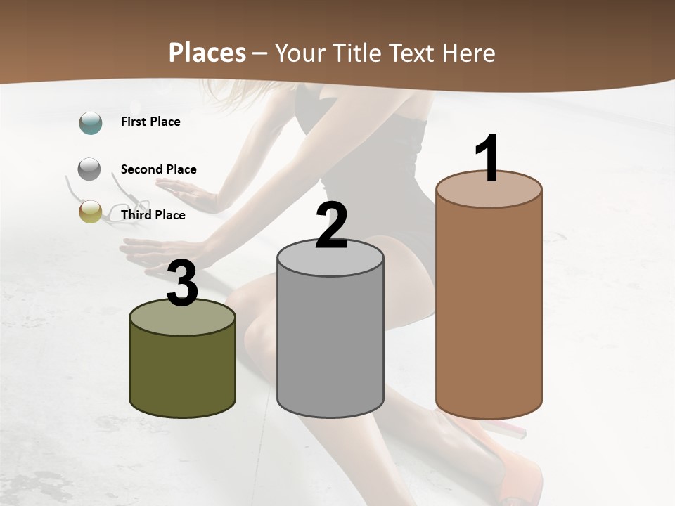 Lie Sexy Fashion PowerPoint Template