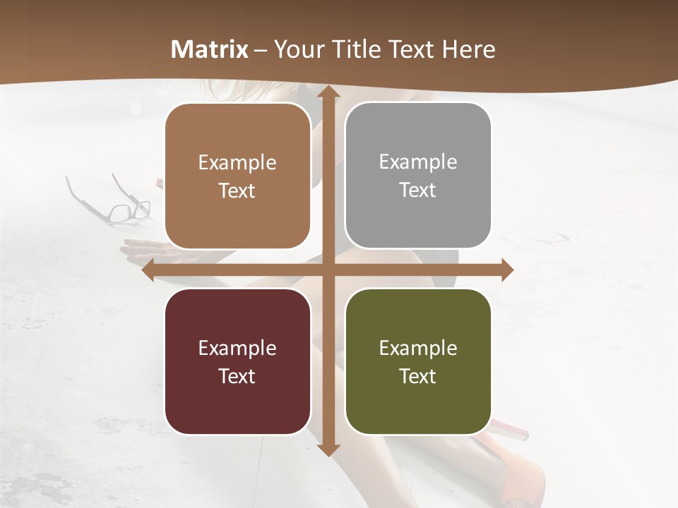 Lie Sexy Fashion PowerPoint Template