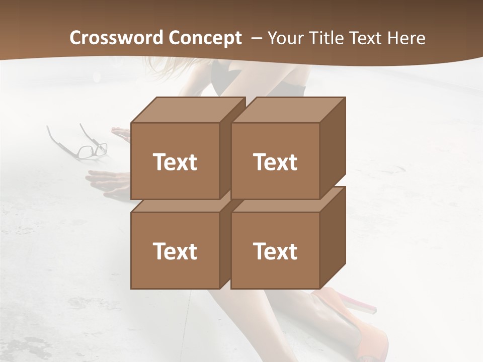 Lie Sexy Fashion PowerPoint Template