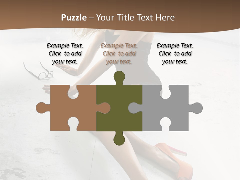 Lie Sexy Fashion PowerPoint Template