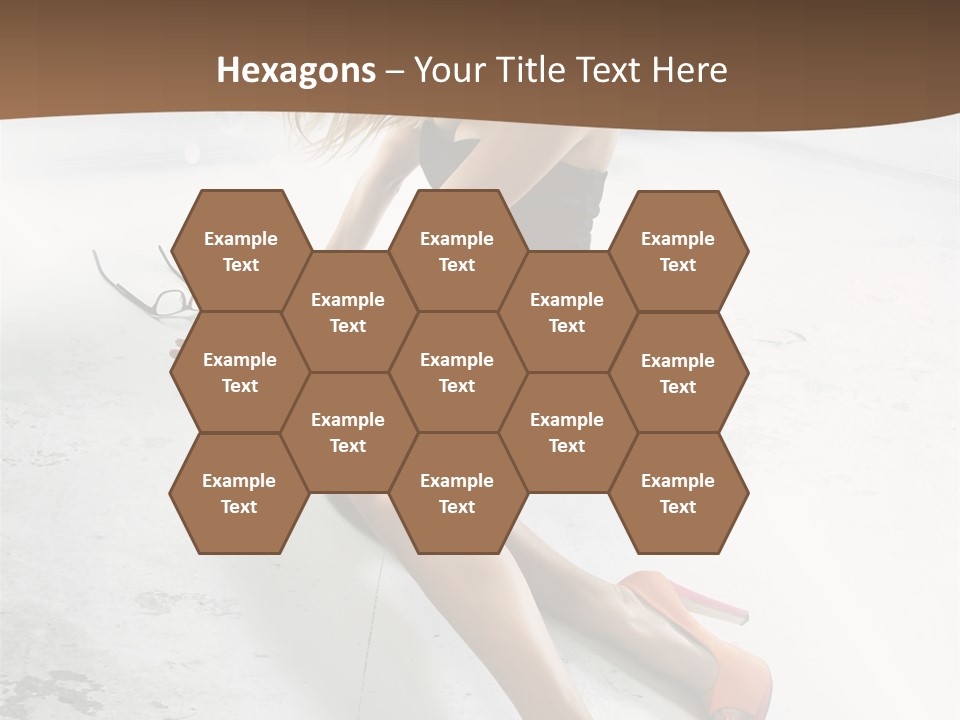 Lie Sexy Fashion PowerPoint Template