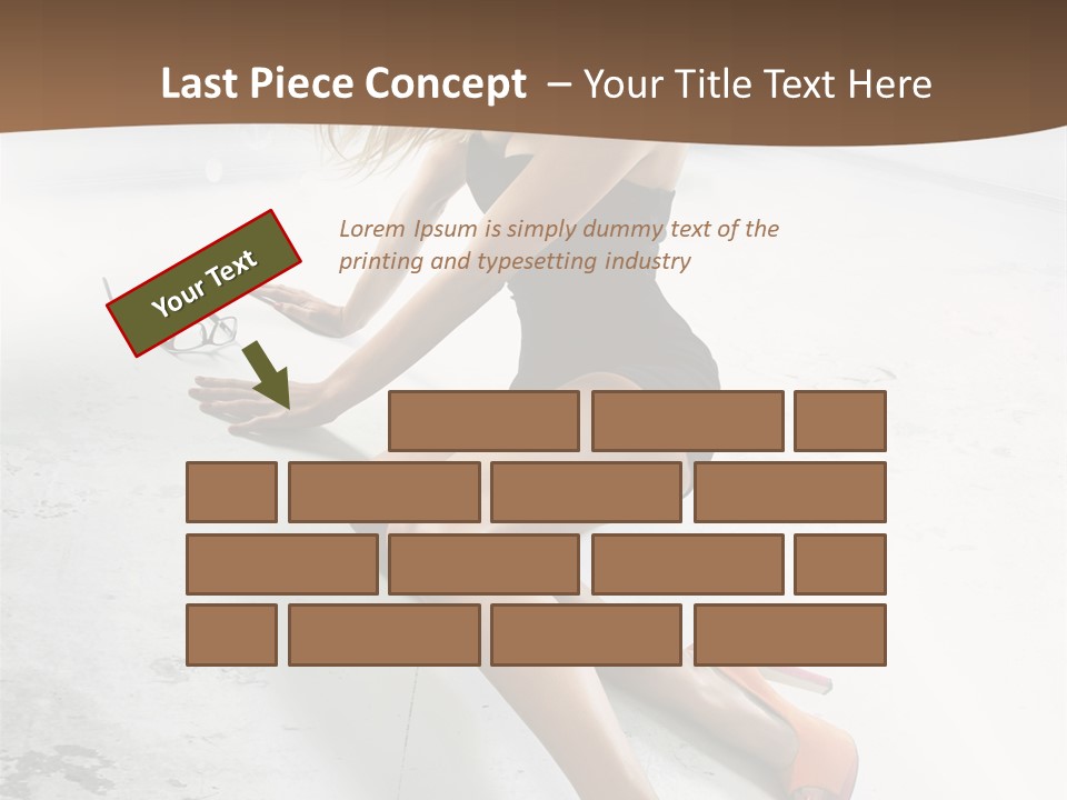 Lie Sexy Fashion PowerPoint Template