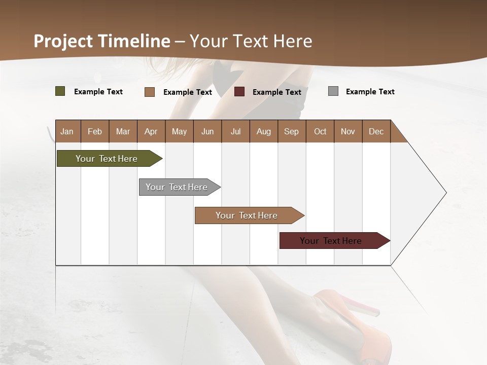 Lie Sexy Fashion PowerPoint Template