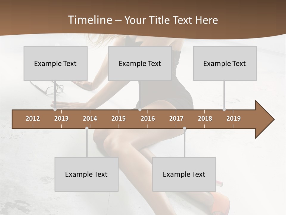 Lie Sexy Fashion PowerPoint Template