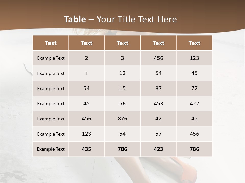 Lie Sexy Fashion PowerPoint Template