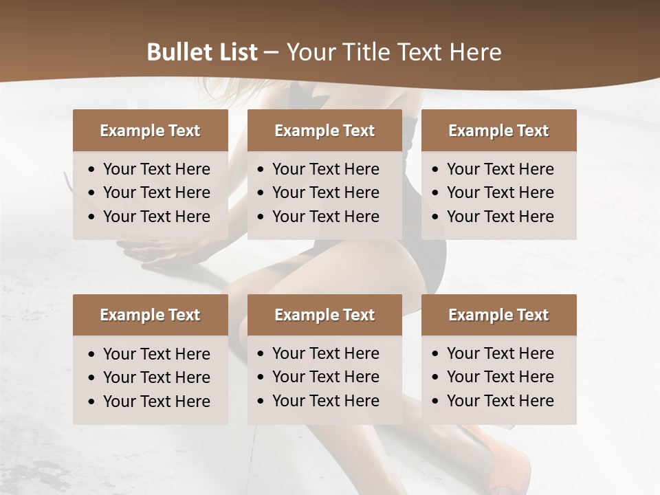 Lie Sexy Fashion PowerPoint Template