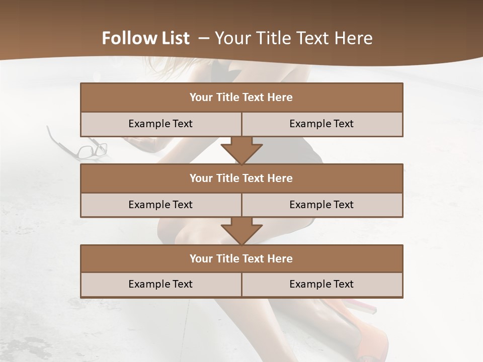 Lie Sexy Fashion PowerPoint Template