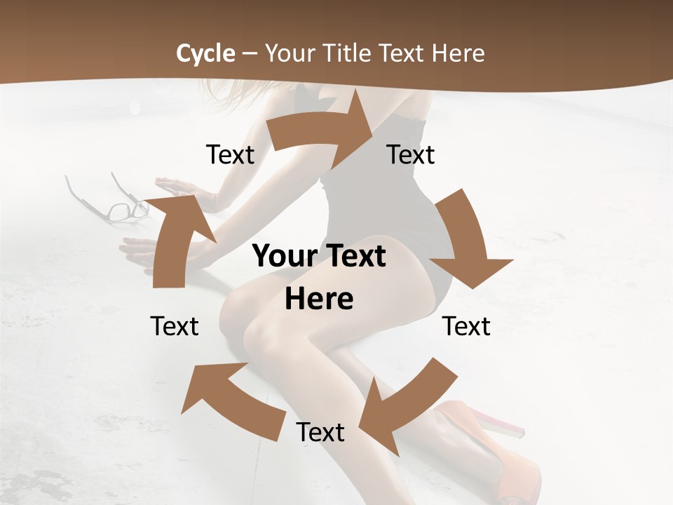 Lie Sexy Fashion PowerPoint Template