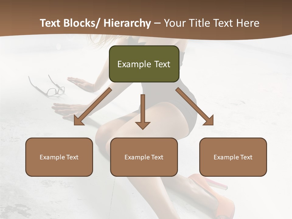 Lie Sexy Fashion PowerPoint Template